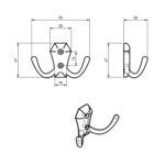 Крючок WP8903, золото, Gamet