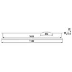 Ручка UA131-352-1056/1135-L36, асимметрия, черный суперматовый, Gamet