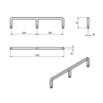Ручка US10-1152-L36-F10-Y0, черный суперматовый, Gamet