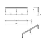 Ручка US10-1792-L36-F10-Y0, черный суперматовый, Gamet