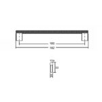 Ручка GRAF2, 0430160L24, сталь, 160 мм, Viefe