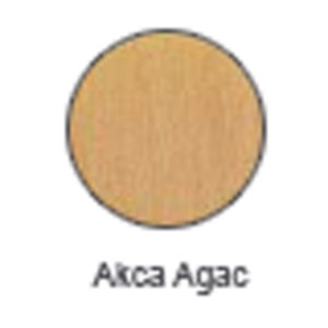 Пластиковая заглушка самоклеящаяся №55, 18 мм для евровинта, Akca Agac (PC2114), 32 штуки на листе