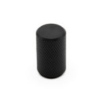 Ручка-кнопка Quilt Alu 70.4153.91, анодированный матовый черный, D18, Metakor