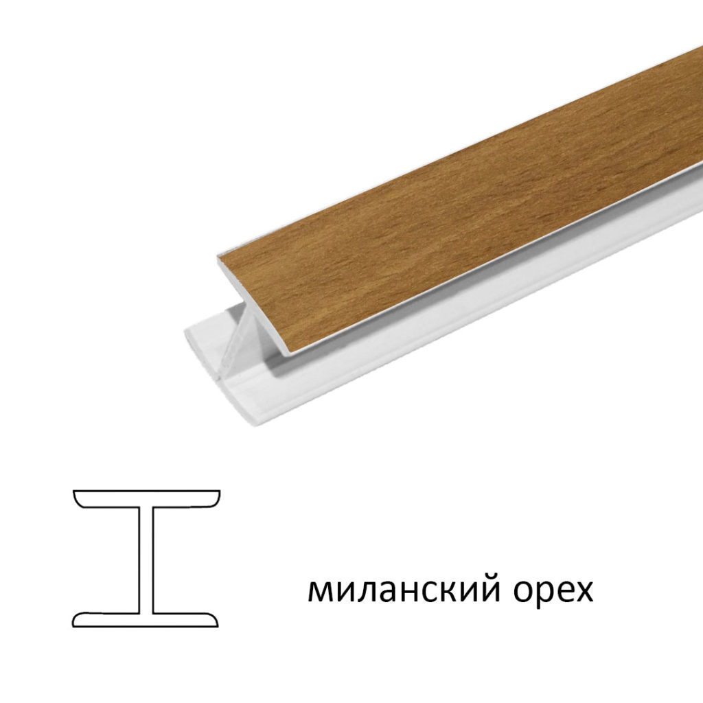 Угловое соединение 180° (миланский орех) 1м.