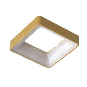 Светильник Quad, золото, теплое свечение, 70*70*15, 12V, 3 W, 130 lm, IP20, Furnika