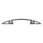 Ручка-скоба 0046BV06CL, 128 мм, алюминий, Poliplast