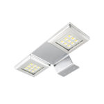 Светильник LED 21116, 5050LED-2*9шт, 12В, 3,2 Вт (6000К), хром, кабель 1,5м с коннектором