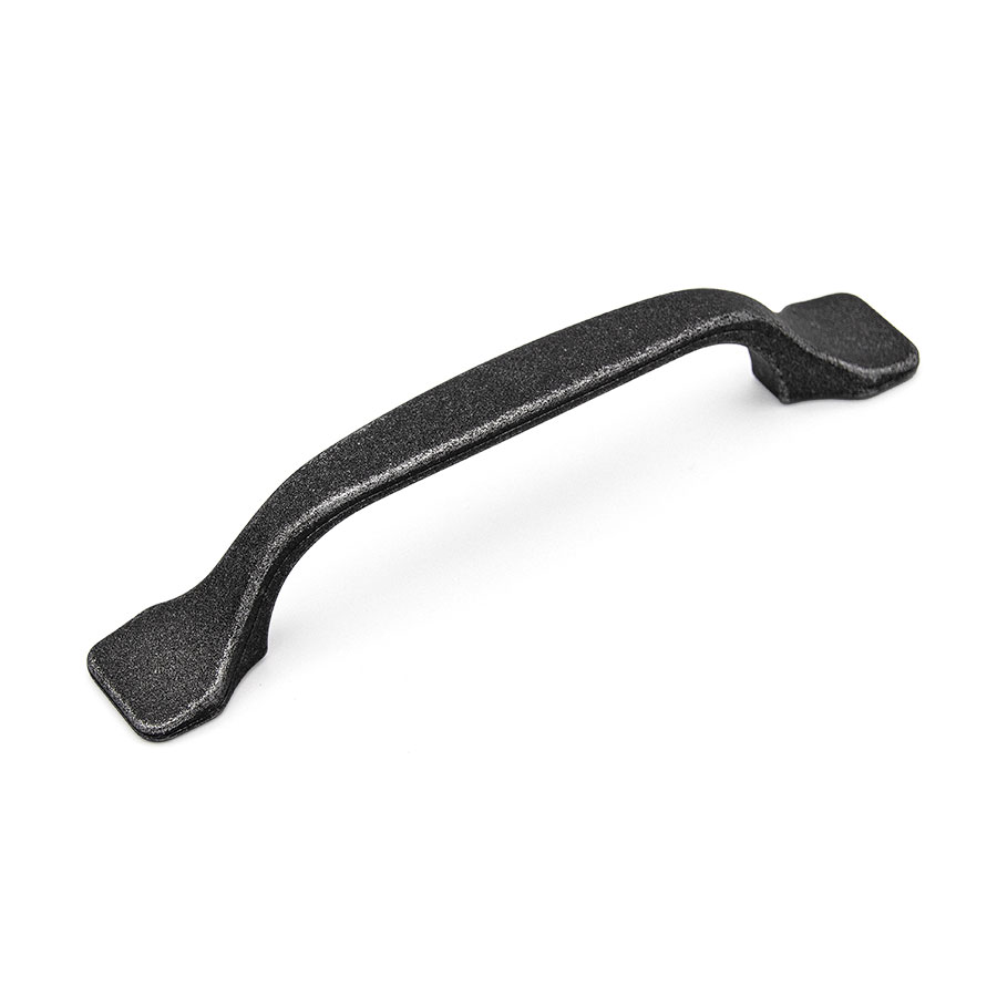 Ручка-скоба 0385VEFEAN, 96 мм, черное железо, Poliplast