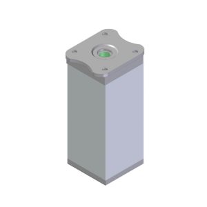 Опора квадратная 40х40 Н = 150, с регулировкой, алюминий, Rejs
