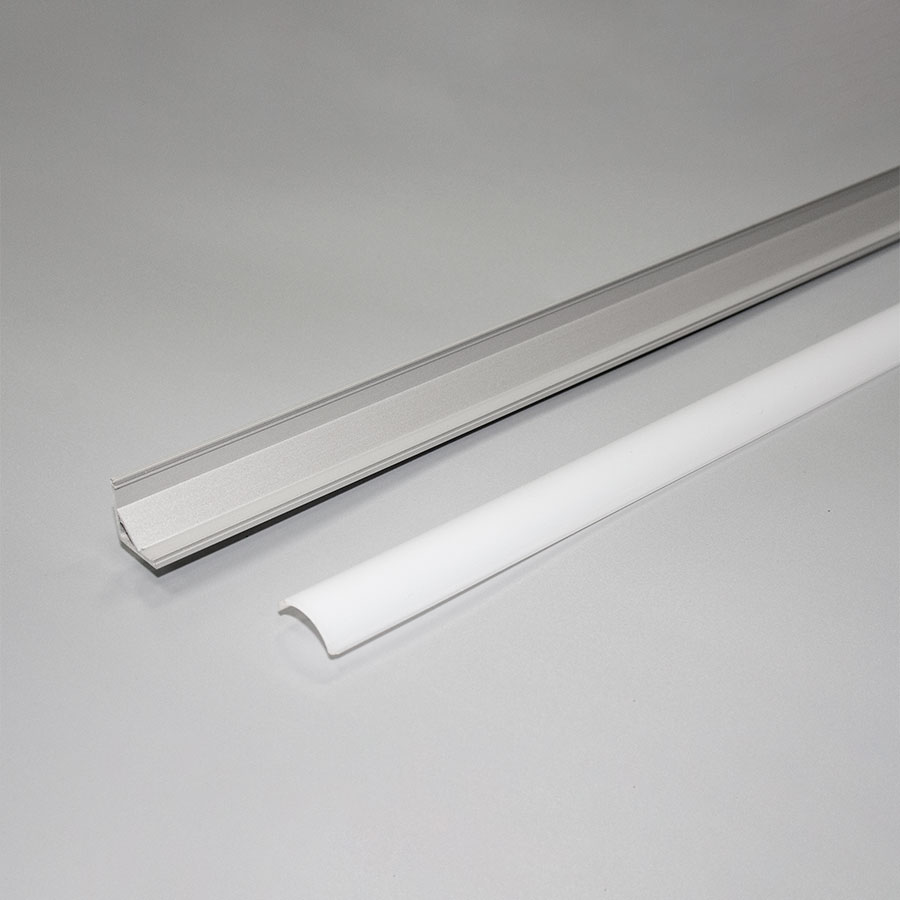 Профиль RONDO 16*16 с рассеивателем, 2м, Furnika