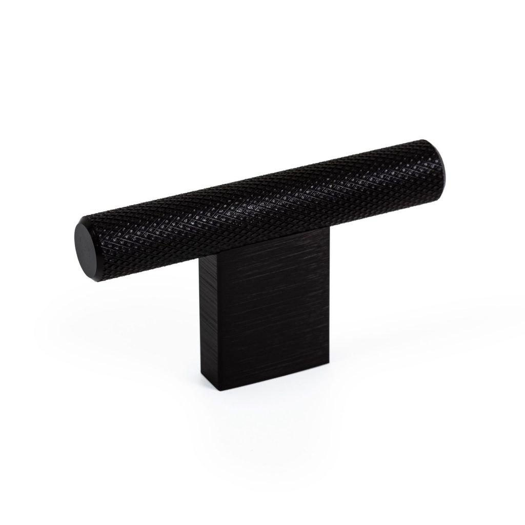 Ручка-кнопка GRAF2, 0430060L30, Т-образная, черный, 60x33 мм, Viefe