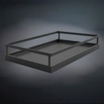 TANDEM side 600 мм Комплект, рама H600 мм + 2 полки ARENA style, цвет антрацит, антислип, Kesseböhmer