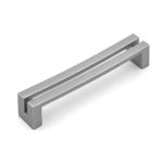 Ручка-скоба 0315V9006, 128 мм, алюминий, Poliplast