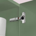 Петля Silentia + Series 100 Key-hole/Snap-on 105 градусов вкладная, с доводчиком, Salice