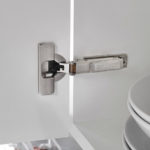 Петля Silentia + Series 100 Key-hole/Snap-on 105 градусов вкладная, с доводчиком, Salice