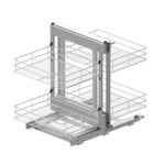 Волшебный угол MAXIMA CLASSIC Corner Comfort, 1000, левый, с доводчиком, хром, Rejs