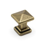 Ручка-кнопка Tower Square 19.4100.68 бронза 35х35, Metakor