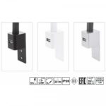 Светильник Flexi Q, черный, 501*26, 12V, 1,5 W, 30 lm, IP20, Furnika