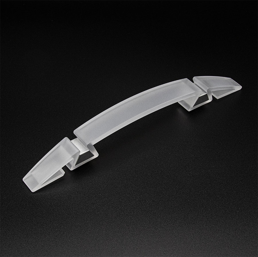 Ручка-скоба 0046BVTSV06/CL, 128 мм, матовый, Poliplast