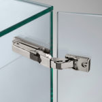 Стеклопетля Series B Key-hole/Snap-on под УФ-склейку, Salice