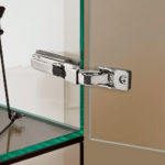 Стеклопетля Series B Key-hole/Snap-on под УФ-склейку, Salice
