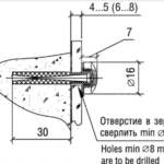 Держатель 5.10.07 D=16 мм, старая бронза, Lincos