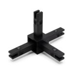 Узловое соединение Cadro 4-стороннее, арт. 82796.0033, черный матовый, Confurn