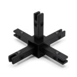 Узловое соединение Cadro 5-стороннее, арт. 82797.0033, черный матовый, Confurn