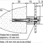 Держатель 5.19.01 D=16 мм, L =15 мм, S=3-6 мм, никель, Lincos