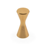 Ручка-кнопка DIABOLO, 0497014L291, брашированная латунь, 14*31 мм, Viefe