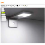 Светильник Lena (с выключателем) металлик, натуральное свечение, 160 * 60 * 60, 12V, 4,2 W, 145 lm, IP20, Furnika