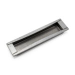 Ручка врезная Gliss с основанием 15.4081.58 глянцевое олово, 160, 176х44, Metakor