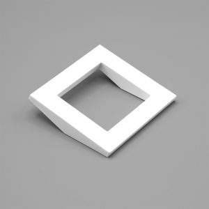 Ручка 0317VE / BI, 64 мм, белый, Poliplast