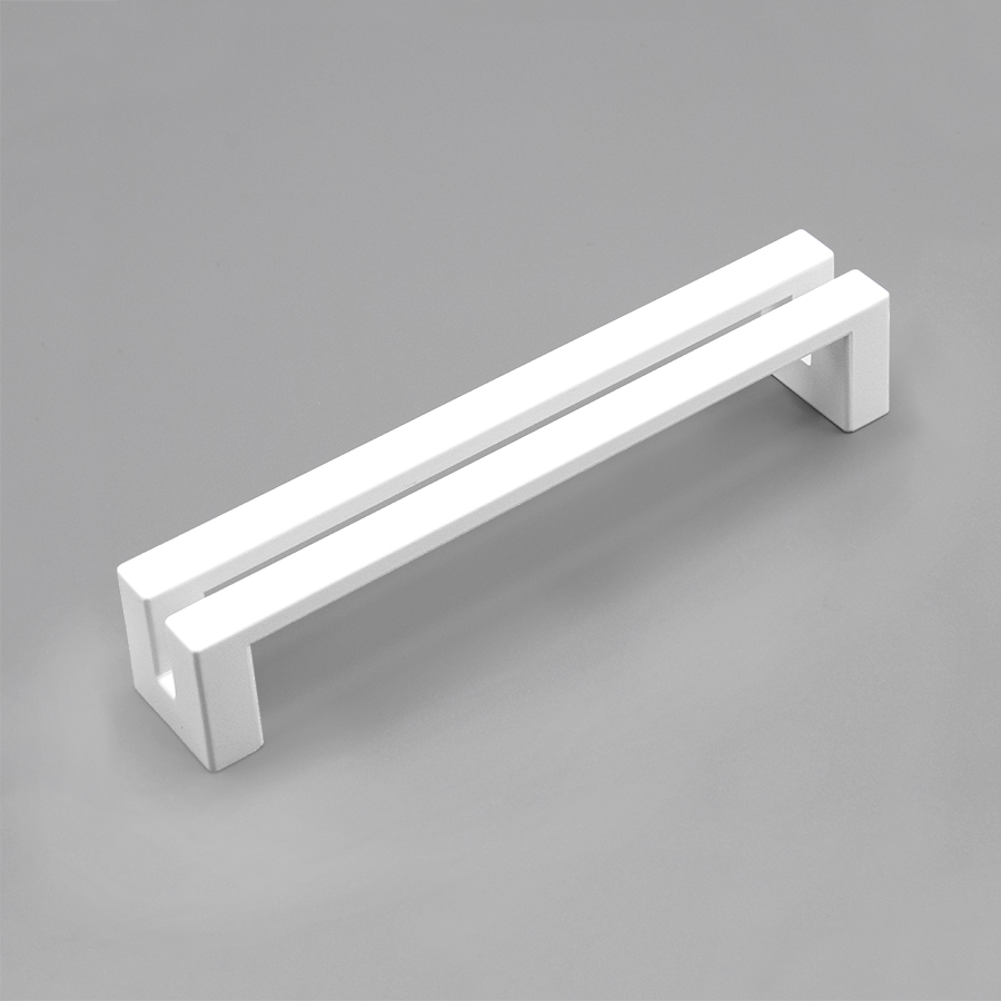 Ручка-скоба 0315VE/BI, 128 мм, белый, Poliplast