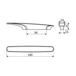 Ручка UU0604-P31/96 Cameleon черный/хром Gamet