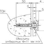 Держатель 5.05.01 М D=22 мм, никель, Lincos