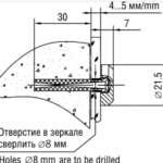 Держатель 5.11.01 D=22 мм, никель, Lincos