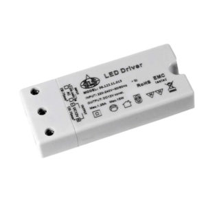 Источник питания стабилизатор напряжения для LED 220VAC / 12VDC, max 15 Вт, пластиковый корпус, 97,5x42x16 мм
