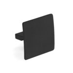 Ручка-кнопка Prisma 70.3696.18, черный матовый лак, 32, 60х60 мм, Metakor
