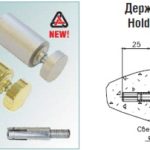 Держатель 5.33.04 L=35 мм, матированный никель, Lincos