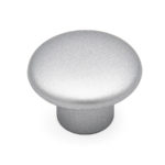 Ручка-кнопка 0006V9006, d 32 мм, алюминий, Poliplast