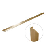 Ручка VANN, 03751120L29, матовое темное золото, 1120 мм, Viefe