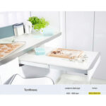 TopFlex Стол выдвижной телескопический, опускающийся фасад, Ш х Г х В: 450-900 х 500 х 127-200мм, цвет титан, Kesseböhmer