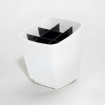 LINERO MosaiQ Контейнер + делитель пластик, 135 x 135 x 156 мм, цвет белый, Kesseböhmer