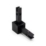 Узловое соединение Cadro 2-стороннее 2D, арт. 82925.0033, черный матовый, Confurn