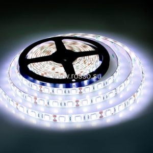 Лента светодиодная, фигурная 2835, 72LED / м, IP20, 6000K, 12В, 7 Вт / м, 5мх6 мм