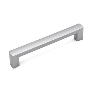 Ручка-скоба 0044V9006, 128 мм, отверстия под саморез, алюминий, Poliplast