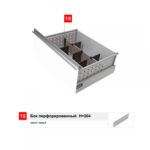 Comfort Box Заглушка для поперечной панели, серый, Rejs
