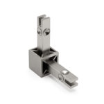 Узловое соединение Cadro 2-стороннее 2D, арт. 82925.0174, цвет сталь, Confurn