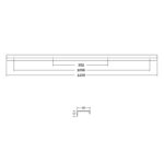 Ручка профиль WAY, 05181056L29, матовое темное золото, 1056 мм, Viefe